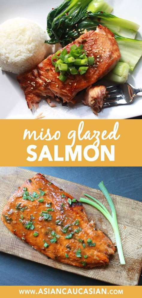 Miso Glazed Salmon Recipe, Miso Salmon Recipe, Miso Recipe, Miso Glazed Salmon, Miso Salmon, Miso Glaze, Miso Paste, Easy Salmon Recipes, Salmon Dishes