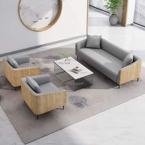 Sofa Designs ✨️👌 #sofadesigns #sofa #sofadesign #sofá #livingroomdesign #livingroom #homedesignsdworld #populardesign #populardesigns #fypシ゚viralシ2024fyp #explorepage #explorepost #budget2024 #dailyjokes #healthyhairjourney #riteshdeshmukh #gautamgambhir Sofa For Reception Area, Sofa For Office Waiting Area, Modern Office Lounge, Office Interior Design Modern Workspaces, Modern Office Sofa, Small Sofa Set, Office Sofa Design, Hospital Interiors, Style Leather Sofa