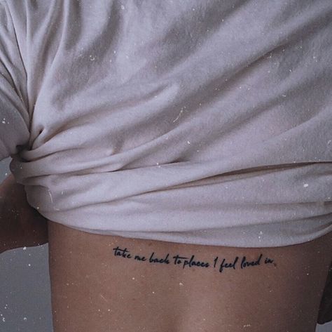 Lyrics Tattoo Aesthetic, Small Lyric Tattoos, Boston Tattoo Ideas, Lyrics Tattoo Ideas, Music Lyric Tattoos, Tattoo Lyrics, Tattoos Outdoors, Boston Tattoo, One Line Tattoo