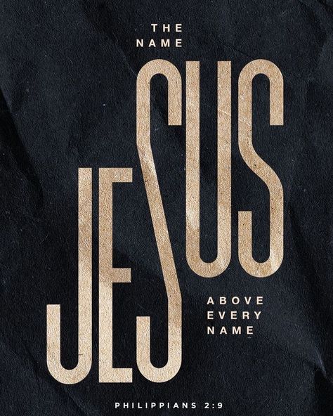 JESUS! JESUS! JESUS! JESUS! JESUS! The mighty and powerful name of Jesus, over every situation, challenge, sickness, weakness, doubt, fear, pain, resentment, hate, loss and this same great name Jesus over every good and perfect thing. May His name alone be praised in our lives this day and may it be said of us that “the Lord is with them”. Amen Jesus Jesus Jesus, Powerful Names, Philippians 2, Great Names, Shirt Business, The Mighty, Names Of Jesus, The Lord, Hand Tattoos