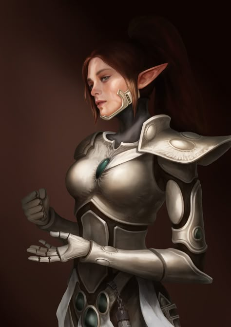 ArtStation - Dim light, yang zheyy Howling Banshee, Woman In Armor, Eldar 40k, Warhammer Eldar, Rogue Traders, Dark Eldar, Dim Light, Arte Alien, Warhammer 40k Art