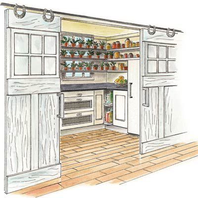 Creating a Kitchen for the Modern-Day Homesteader - This Old House Old Farmhouse Aesthetic, Old Farmhouse Kitchen, Spring Decorating Ideas, Cooking From Scratch, Modern Pantry, Canning Kitchen, Illustration Kitchen, Homestead Kitchen, Homestead House