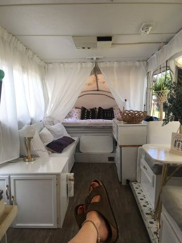 Pop Up Camper With Slide Out Remodel, Camper Renovation Ideas, Pop Up Camper Remodel, Tent Trailer Remodel, Camper Renovations, Trailer Makeover, Pop Up Camper Trailer, Popup Camper Remodel, Pop Up Tent Trailer