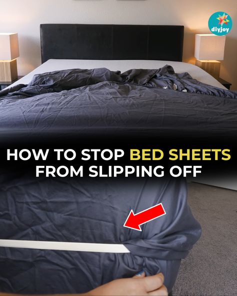 Wondering how you can keep sheets on the bed? Try these simple tips and tricks and you will no longer struggle to fix it in the morning. Bed Sheet Hacks, How To Keep Sheets On Bed, Diy Solar Water Fountain, Bedding Hacks, Clean Bed, Drink Covers, Bed In Corner, Kids Sheets, Sofa Bed Mattress