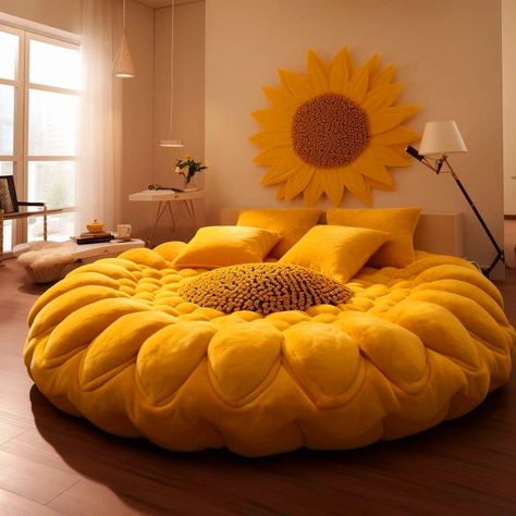 Funky Living Rooms, Sunflower Home Decor, Indian Room, Beautiful Bedroom Decor, Casa Clean, Fantasy Furniture, Vintage Couch, Colorful Apartment, Unique Sofas