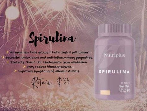 Farmasi’s NUTRIPLUS Spirulina Farmasi Spirulina, Farmasi Post Ideas, Farmasi Skin Care Lines, Influencer Makeup, Ldl Cholesterol, Beauty Influencer, Post Ideas, Flat Belly, Fitness Diet