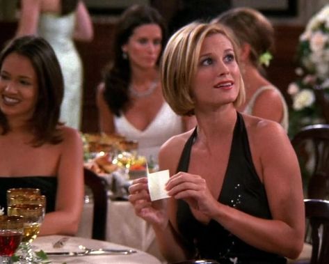 Mona Friends Hair, Bonnie Somerville, Mona Friends, Blonde Actresses, Friends Season, Bob Hair, Jennifer Aniston, Short Hairstyles, Senior Portraits