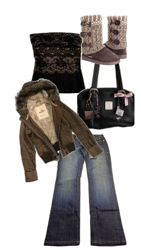 #outfit #outfitinspo #wardrobe #y2k #downtownaesthetic #grungeoutfit #outfits 2000s Winter Outfits, Y2k Fall Outfits, Fall Outfits Y2k, Downtown Outfits, Autumn Fits, 2000s Fashion Outfits, Really Cute Outfits, Outfit Inspo Fall, 2000s Fashion