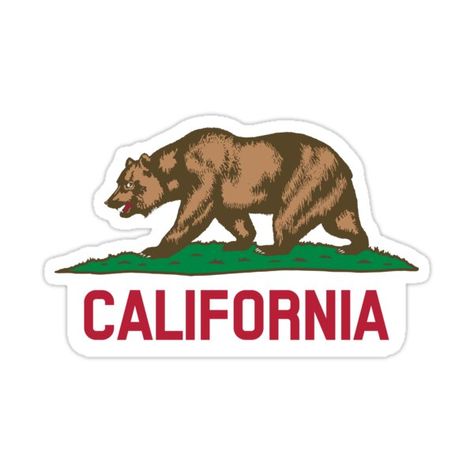 Santa Clara University, California Bear, Bear Sticker, Buster Posey, California Republic, Pride Stickers, Usa States, Sf Giants, Stickers For Sale