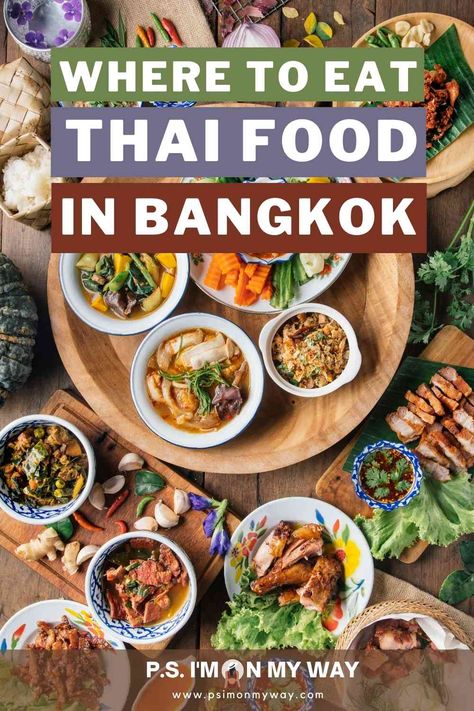 bangkok thai food Thailand Restaurant, Bangkok Restaurant, Eat Thai, Bangkok Travel Guide, Bangkok Food, Best Thai Food, Thailand Travel Guide, Brunch Restaurants, Thailand Food