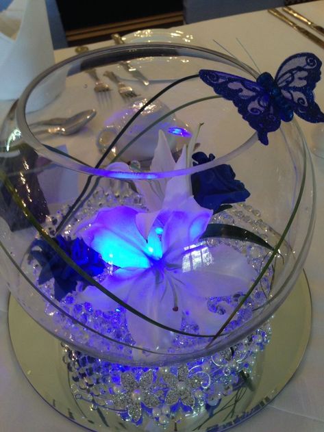 https://pin.it/DItTVQh14 Blue Butterfly Decorations, Butterfly Wedding Centerpieces, Blue Butterfly Wedding, Butterfly Baby Shower Decorations, Butterfly Wedding Decorations, Barn Door Decor, Butterfly Theme Party, Blue Sweet 16, Butterfly Centerpieces