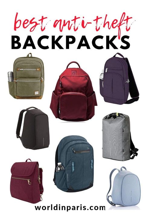 Check our anti-theft backpack review and choose the best anti-theft backpacks for safe travels, best theft proof backpacks, travel safe, anti-theft travel backpack, secure backpacks Best Carry On Backpack, Best Travel Backpack, Backpacks Travel, Agency Logo, Urban Backpack, Women Backpack Travel, Best Travel Accessories, Anti Theft Bag, Couple Travel