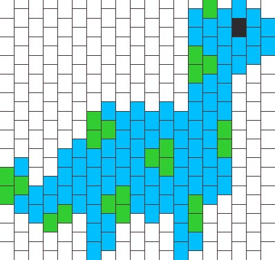 Cross Stitch Pattern Maker, Pony Bead Patterns, Dinosaur Pattern, Kandi Patterns, Beading Patterns Free, Brick Stitch Pattern, Seed Bead Patterns, Diy Bracelets Patterns, Beaded Animals