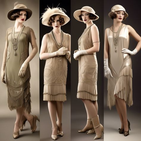 1920s Fashion Women Casual, 1920s Outfit Ideas, 1922 Fashion, 1920s Outfit, Gatsby Fashion, Victorian Party, 1920 Women, 1920s Fashion Women, 20s Flapper