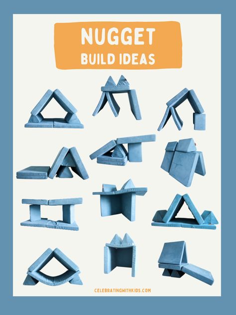 Looking for Nugget configuration ideas? Check out all of ours and get a FREE printable PDF poster! Nugget Build Ideas, Nugget Couch Builds, Couch Configuration, Nugget Couch Ideas, 1 Nugget Couch Ideas, Nugget Configurations, Nugget Couch, Couch Ideas, Kids Couch