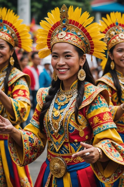 5 Must-See Cultural Festivals in the Philippines You Won&#8217;t Forget! Dinagyang Festival Costume, Sinulog Festival Costume, Philippine Fiesta, Filipino Festival, Pahiyas Festival, Dinagyang Festival, Philippine Traditions, Lucban Quezon, Masskara Festival