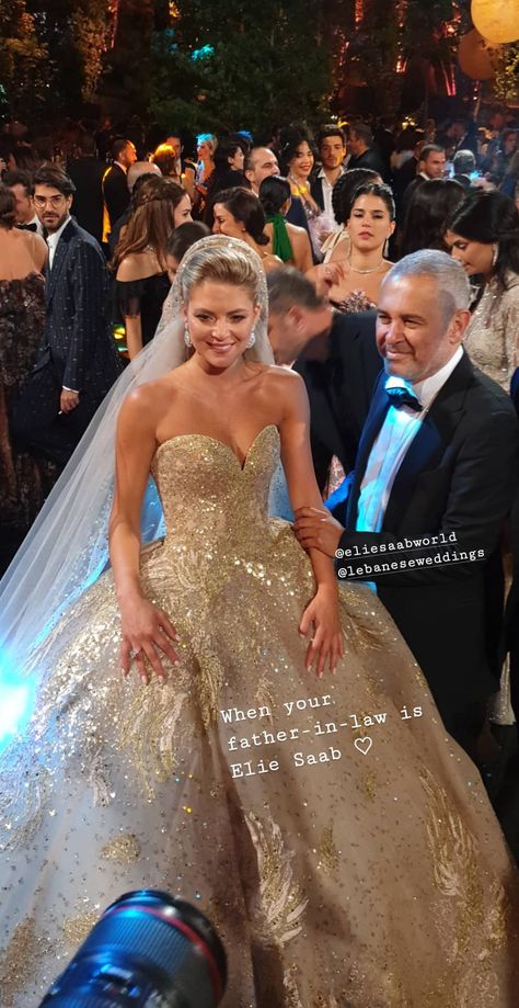 Elli Saab Gowns Wedding, Berta Dress Wedding, Elle Saab Wedding Dresses, Ellie Saab Wedding, Nfl Wife, Elle Saab, Elie Saab Wedding Dress, Movie Fashion Outfits, Elie Saab Bridal