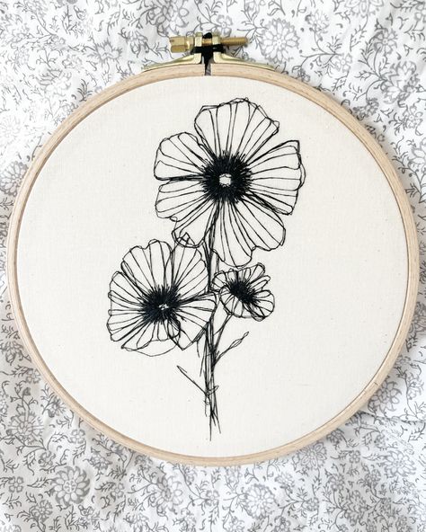 Another one from the sale section. Created with cotton thread and made by hand. . Available along with others in my Etsy shop . . #embroidery #embroideryisart #wallart #gift #giftideas #handmadegifts #shopsmall #shopindependent #etsysellersofinstagram #ukhandmade #ukillustrator #ukartist #needleart #hoopembroidery #floralembroidery #creative #creativity #madebyme #bohodecor #lineart #artist Uk Artist, Needle Art, Embroidery And Stitching, Another One, Cotton Thread, Floral Embroidery, Embroidery Stitches, Boho Decor, Line Art