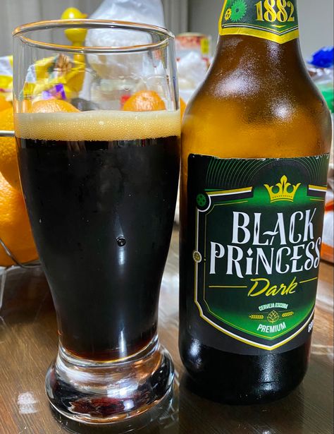 Dark American Lager Black Princess, Beer Bottle, Beer, Black