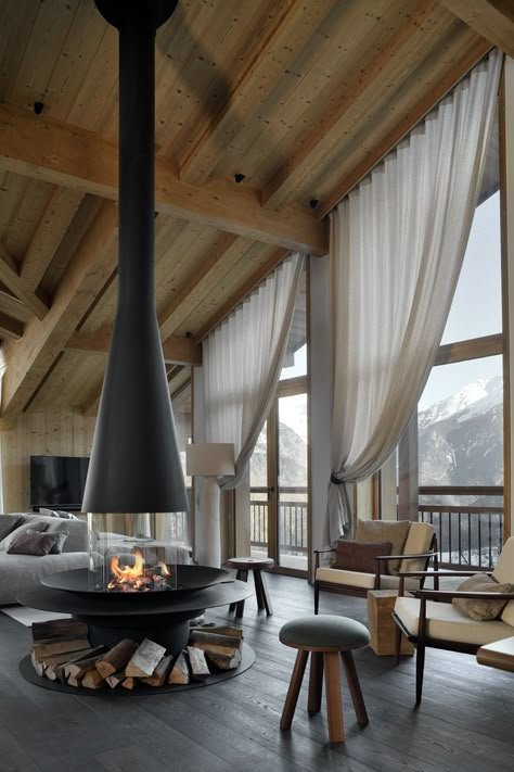 Ski Chalet, Dream Apartment, Skiing, Fireplace, Apartment, Villa, Cottage, Home Decor