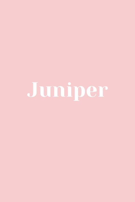 Juniper - Baby Name - Names That Start With J Juniper Name, J Names, Name Meaning, Names With Meaning, Future Family, Baby Name, Awesome Art, Baby Names, My Mind