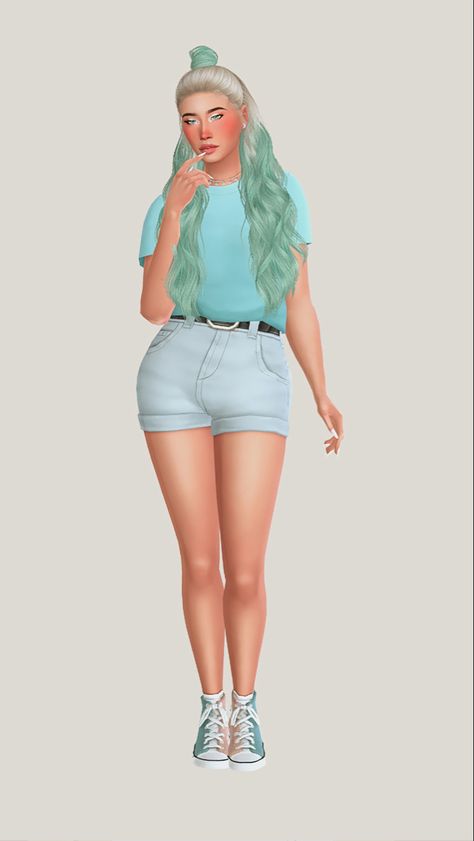 Mint Outfits, Sims 4 Not So Berry, Not So Berry Challenge, Sims4 Ideas, Sims 4 Clothing, Everyday Outfit, Everyday Outfits, The Sims, Sims 4