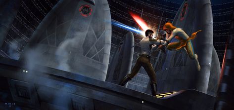 Jedi Knight II: Jedi Outcast, Alexander "Minze" Thümler on ArtStation at https://www.artstation.com/artwork/KENYG Kyle Katarn, Jedi Outcast, Dark Jedi, Knight Wallpaper, Jedi Academy, Star Wars History, Shadow Wolf, Old Republic, Cloud City