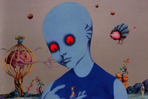 Roland Topor. La Planete Sauvage. 1973. Fantastic Planet, 70s Sci Fi Art, Picture Boxes, Sci Fi Art, Movie Art, Surreal Art, Architecture Art, Art Inspo, Art Tattoo