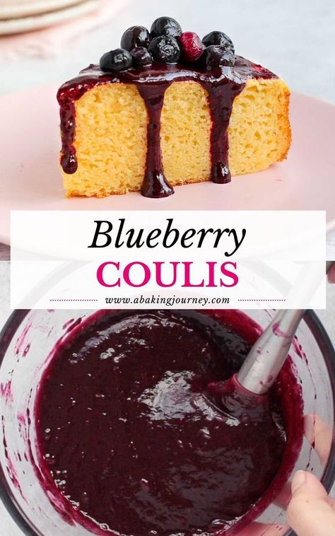 Blueberry Sauce For Cheesecake, Blueberry Puree Desserts, Blueberry Puree Recipe, Blueberry Coulis, Blueberry Compote Recipe, Blueberry Sauce Recipe, Coulis Recipe, Budget Desserts, Compote Recipe