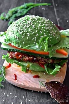 Picture of Enjoy Vegan Burger Avocado Burger, Vegan Burger Recipe, Vegan Patties, Easy Delicious Dinners, Bread Buns, Healthy Vegan Snacks, Vegan Burger, Vegan Burgers, Burger Recipe