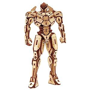 Amazon.com: Pacific Rim Uprising Gipsy Avenger 3D Wood Puzzle & Model Figure Kit w/ Exclusive Poster (145 Pcs) - Build & Paint Your Own 3-D Movie Toy - Educational Gift for Kids & Adults, No Glue Required, 12+ : Toys & Games Avenger Poster, Pacific Rim Uprising, 3d Wood Puzzles, Avengers Poster, Movie Replica, Woodworking Equipment, Wood Model, Wood Puzzles, Pacific Rim