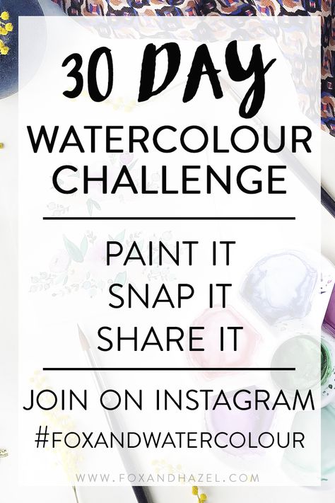 Join me and a community of creatives in painting with watercolors for 30 days! This watercolor challenge was created for beginners who are new to watercolors and want to learn more about this awesome medium! Challenges 30 Day, Watercolor Ideas Inspiration, Watercolor Challenge, Diy Upcycling Projects, Journal Ideas Art, Art Journaling Techniques, Watercolour Challenge, Painting With Watercolors, Journaling Techniques