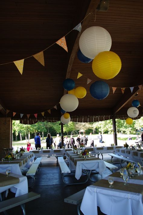 Park Shelter Decorations Picnic Table, Park Pavilion Birthday Party Decorations, Park Gazebo Decorations Birthday, Pavilion Grad Party Decorations, Park Pavilion Graduation Party, Park Party Decorations Pavilion, Park Pavilion Party Decorations, Pavilion Decorating Ideas Party, Park Bbq Party