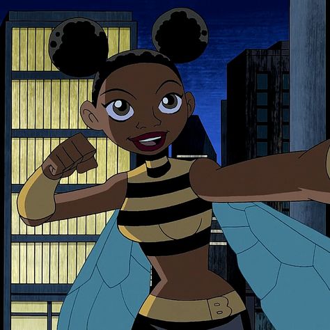 Iconic Black Cartoon Characters, Iconic Black Characters, Bumblebee Teen Titans, Original Teen Titans, Dc Icons, Black Cartoon Characters, Black Characters, Black Anime Characters, Teen Titans Go