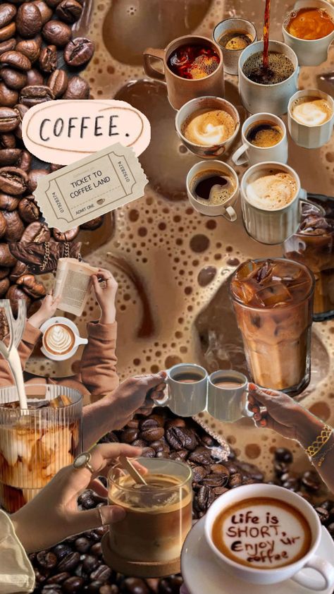 Morning coffee #coffee #brownaesthetic Coffee Collage, Coffee Wallpaper Iphone, Milk Soap Recipe, Dutch Bros Drinks, Food Collage, Thanks A Latte, Coffee Wallpaper, Coffee Obsession, Premium Coffee