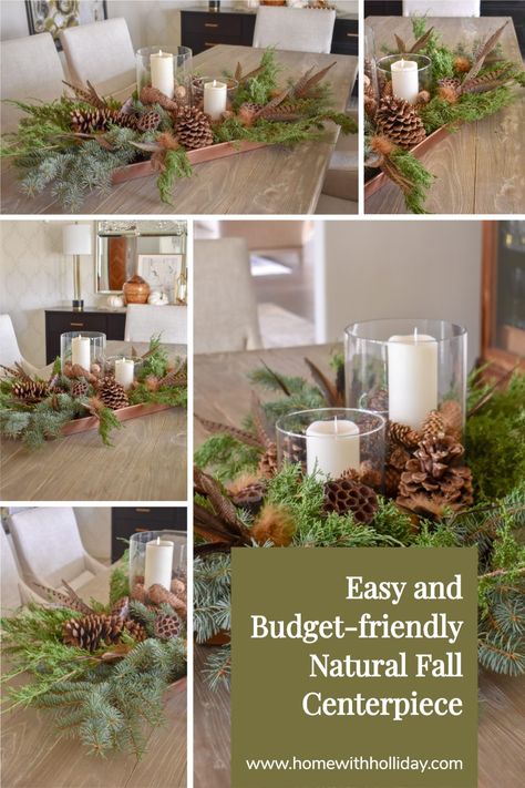 Winter Diy Decorations, Evergreen Centerpiece, Christmas Dough Bowl, Fall Indoor Decor, Autumn House Decor, After Christmas Decorating, Centerpieces For Party, Dough Bowl Decor, Tablescape Christmas