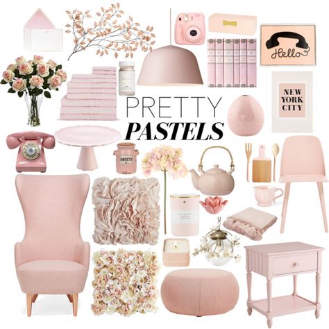 Pastel Interior Design, Rose Gold Room Decor, Rose Gold Rooms, Pink Office Decor, Gold Room Decor, Feminine Home Offices, Pastel Home Decor, Deco Rose, Pastel House