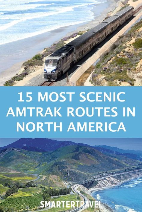 Train Travel Usa, Amtrak Train Travel, Amtrak Travel, Train Vacations, Train Trips, Scenic Train Rides, North America Travel Destinations, Popular Travel Destinations, Top Travel Destinations