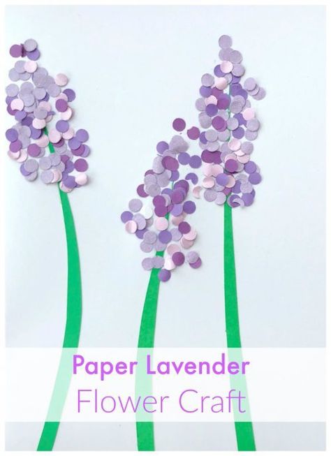 Paper Lavender Flowers - Emma Owl Lavender Crafts For Kids, Lavender Paper Flowers, Lavender Ideas, France Craft, Painted Rock Art, Paper Lavender, Lavender Crafts, Parenting Blogs, Apple Activities