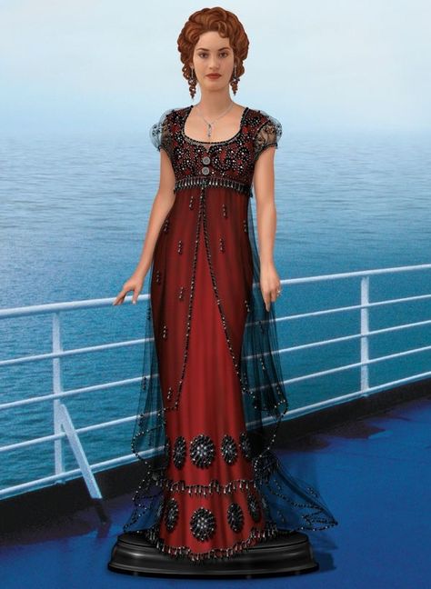 Titanic Portrait, Titanic Fashion, 1997 Fashion, Titanic Costume, Rose Titanic, Titanic 2, Rose Dawson, Titanic Rose, Titanic Dress