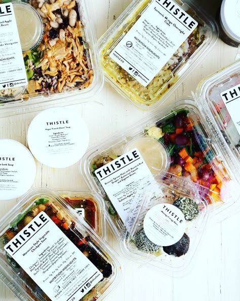 Thistle | Plant-Based Meal Delivery Subscription Service Salad Packaging, Thistle Plant, Lamb Burgers, Pistachio Cream, Healthy Food Delivery, Spring Vegetables, Meal Delivery Service, Food Packaging Design, World Recipes