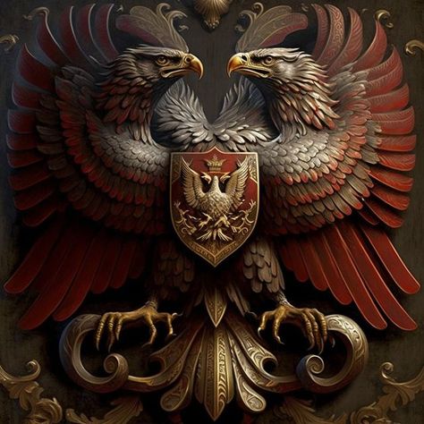 Dallas Good on Instagram: "Double Eagle (2022) . #patrioticdecor #patriotism #decor #doubleeagle #tattooart #characterdesign #midjourney #digitalart #designer #emblem #art #aiart #creaturedesign #eagle" Double Eagle, Raven Pictures, Eagle Decor, Fantasy Map Making, Eagle Wallpaper, Symbolic Art, Iron Man Art, Eagle Art, 3d Figures