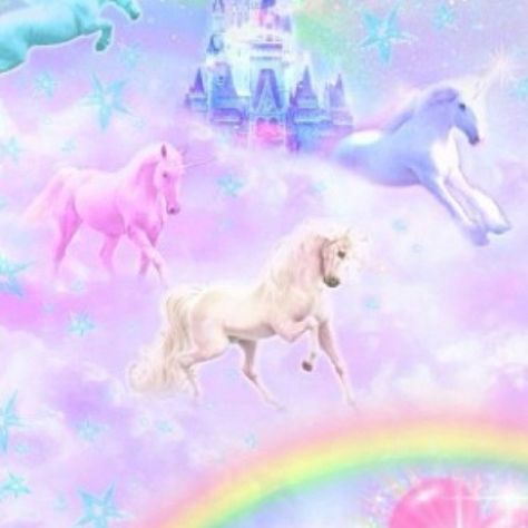 Rainbow Unicorn Aesthetic, Unicorn Pfp Aesthetic, Pastel Unicorn Aesthetic, I Believe In Unicorns Aesthetic, Unicorn Core, Unicorn Aesthetic, Backgrounds Patterns, Emo Pfp, Real Unicorn