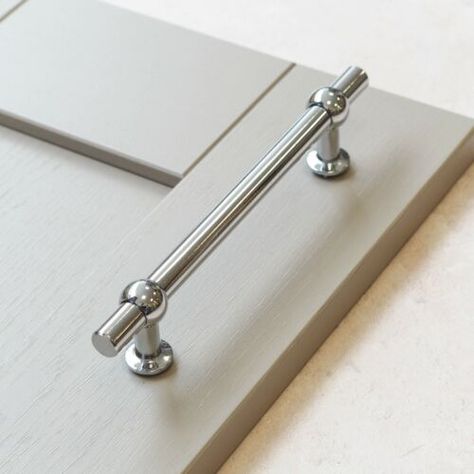 160mm Kitchen Cupboard Handle Polished Chrome Cabinet Door Drawer Wardrobe Pull 5060796700411 | eBay Kitchen Cupboard Handles, Chrome Kitchen, Copper Handles, Cupboard Drawers, Cupboard Handles, Kitchen Hardware, Cup Handles, Chrome Handles, Centre Piece