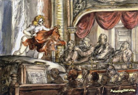 Burlesque Artwork by Reginald Marsh Hand-painted and Art Prints on canvas for sale,you can custom the size and frame Reginald Marsh, Prints On Canvas, Oil Painting Reproductions, Local Art, Painting Reproductions, Custom Art, Painting Art, All Art, Online Art