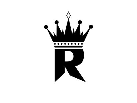 Simple initial letter r with crown logo ... | Premium Vector #Freepik #vector #letter-logo #r-logo #logo-illustration #letter-r-logo R Logo, Colourful Wallpaper Iphone, Blur Background In Photoshop, Iphone Lockscreen Wallpaper, Crown Logo, Kid Character, Letter Logo Design, Photo Art Gallery, Pencil Art Drawings