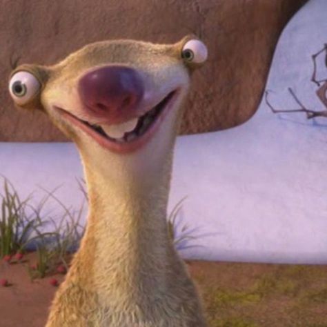 Ice Age Sloth, Ice Age Funny, Ice Age Sid, Sid The Sloth, Blue Sky Studios, Studio Ghibli Movies, Cute Emo, Ghibli Movies