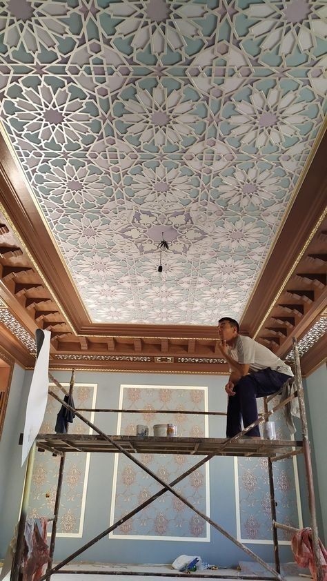 Indian Ceiling Design, Islamic Ceiling Design, Moroccan Ceiling Design, Wooden Ceiling Design, Moroccan Ceiling, Interior Ceiling Design, House Ceiling Design, Wooden Ceiling, Ceiling Design Living Room