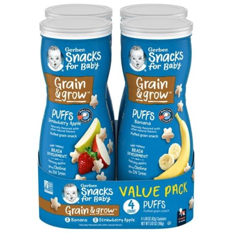 Check this out! ⚡ Walmart by Miliakere Werz https://www.shopper.com/p/K6BV Gerber Baby Snacks, Gerber Puffs, Snacks For Baby, Gerber Snacks, Strawberry Cereal, Strawberry Varieties, Gerber Baby Food, Baby Puffs, Cereal Snacks