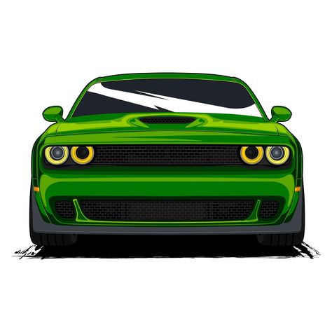 Front Facing Car, Car Vector Illustration, House Wall Design, Car Tattoos, Car Vector, Lux Cars, Modern Wall Art Canvas, Valentine Photography, Car Illustration